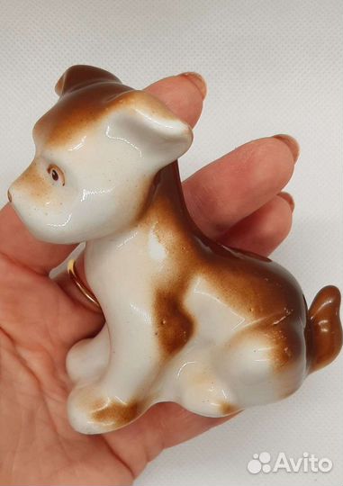 Фарфоровая статуэтка Щенок СССР