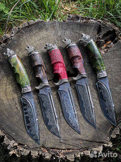 Нож Волк Лев