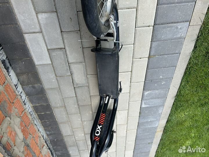 Самокат с надувными колесами ox