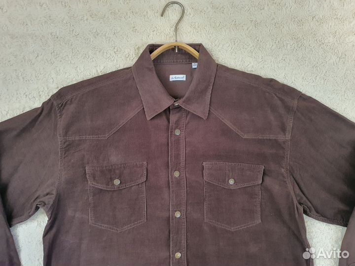 Вельветовая рубашка 48-50