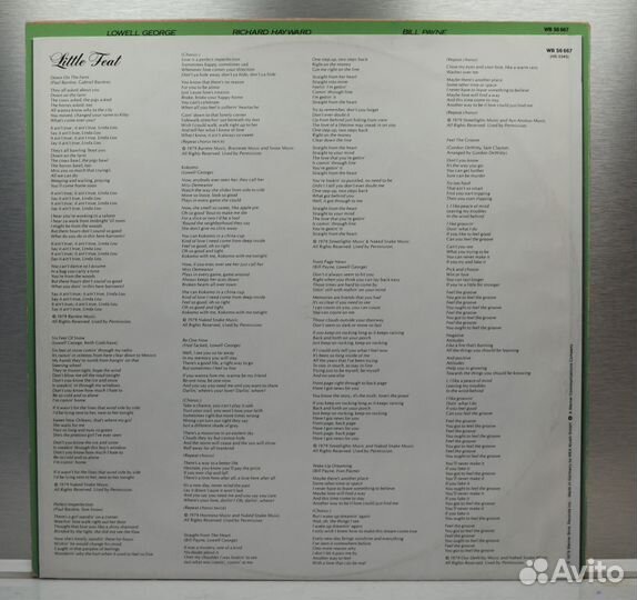 Виниловая пластинка little feat 