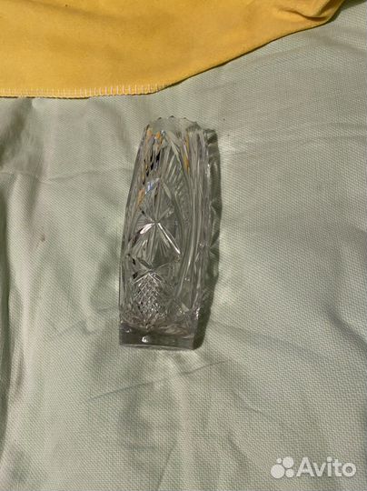 Ваза хрустальная большая СССР высота вазы 26 см