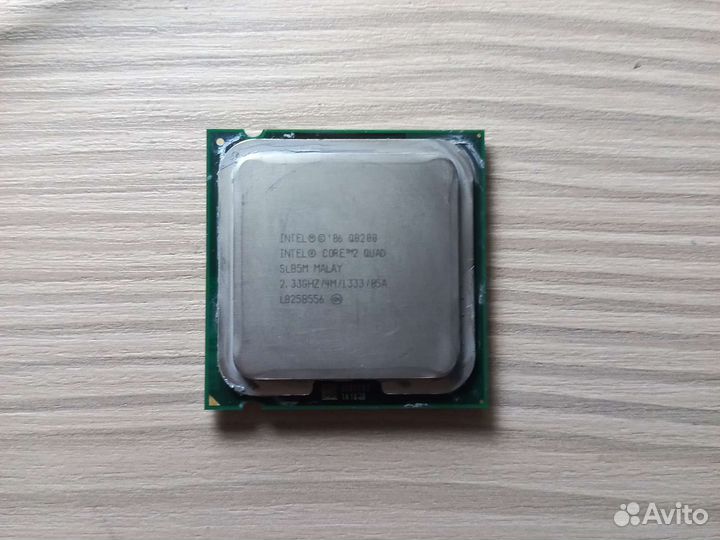 Проц intel core 2 quad q8200 4 ядра частота 2. 33