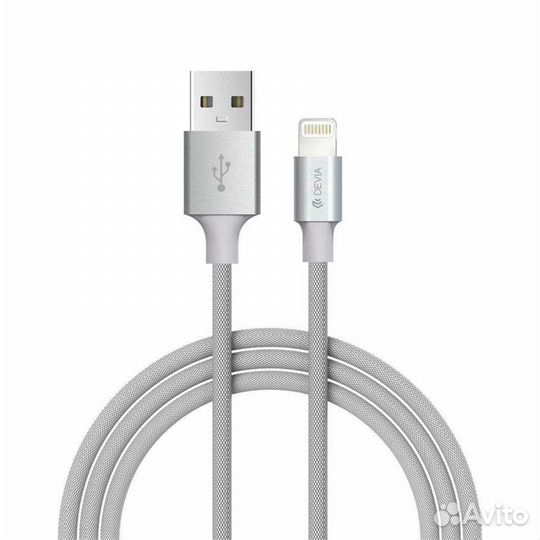 Кабель Devia Pheez Type-C to Lightning - Grey