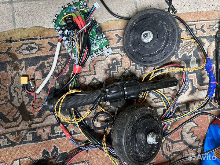 Комплект самоделки из платы гироскутера