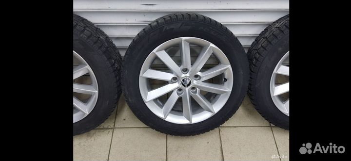 Колеса зимние шипованные r16 vag (skoda, VW) 4 шт