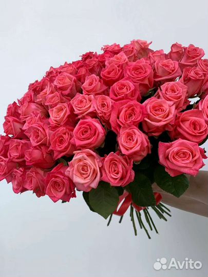 Цветы розы букет