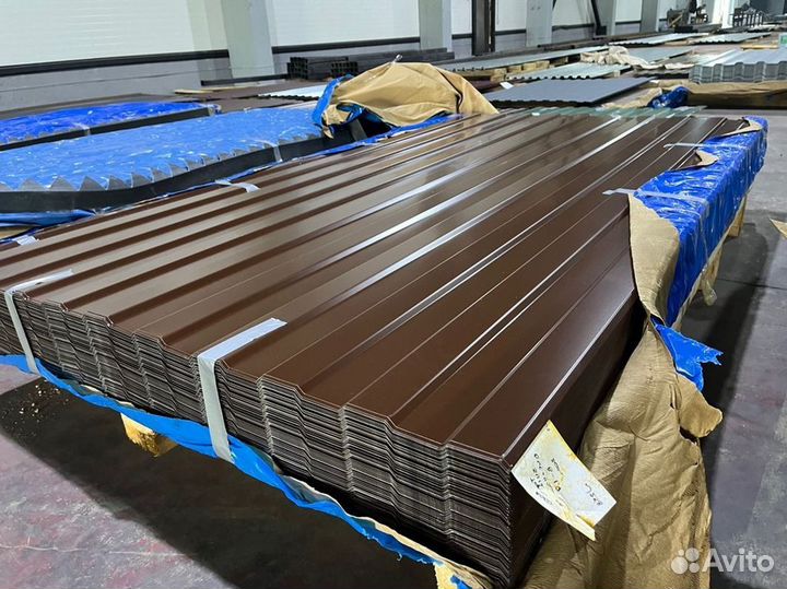 Профлист С8 шоколадный (0.5) гост пф3098