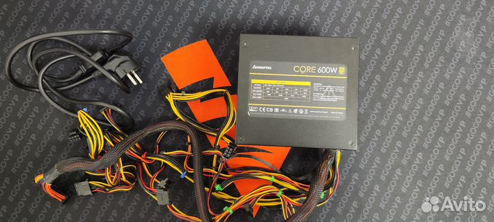 Блок питания chieftec core 600w bbs-600s gold