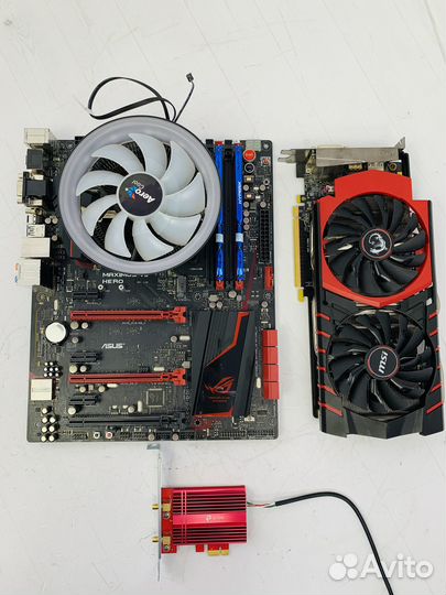 Материнская плата asus ROG strix maximus VII Hero