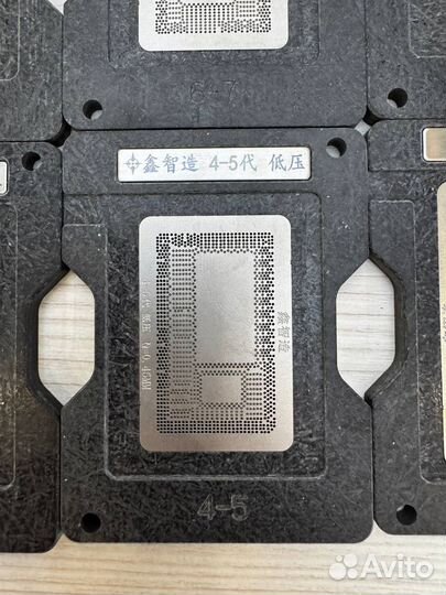 Трафарет для процессора\южного моста intel