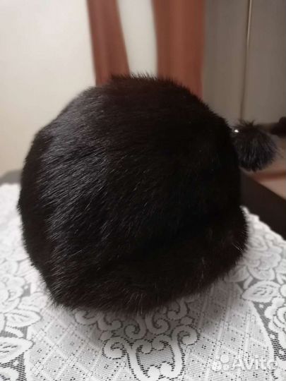 Шапка норковая женская
