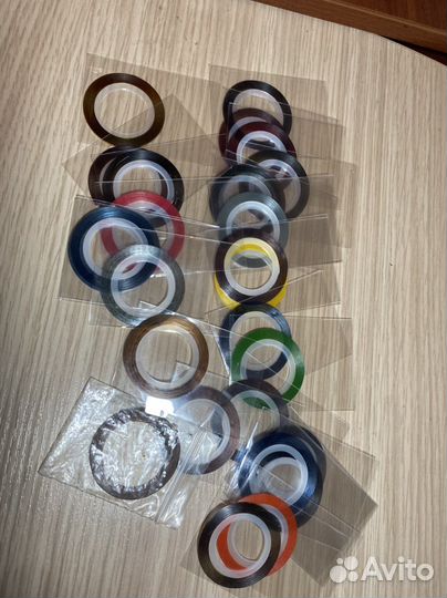 Клейкие ленты для маникюра 30 штук