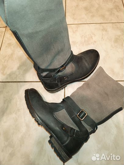 Сапоги натуральная кожа 35-36