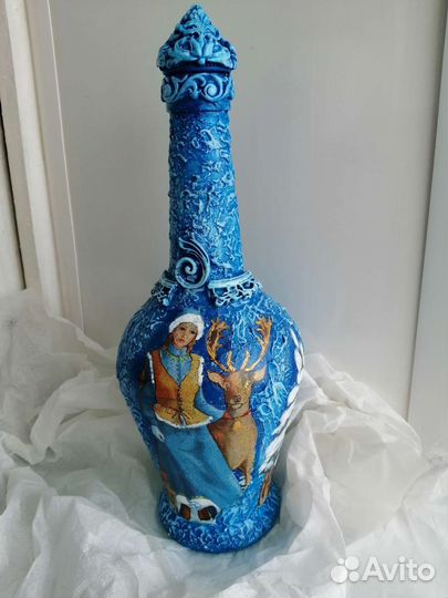 Бутылки декоративные