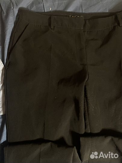 Брюки зауженные черные