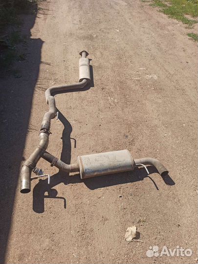 Тюнинг выхлоп с заслонкой Opel Astra j OPC