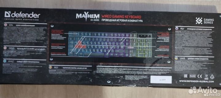 Defender Клавиатура проводная Клавиатура Defender