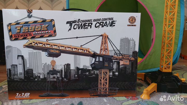 Башенный кран на радиоуправлении