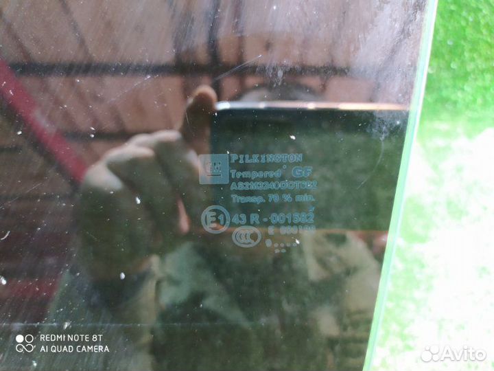 Стекло двери заднее левое Opel Zafira B 2006-2012