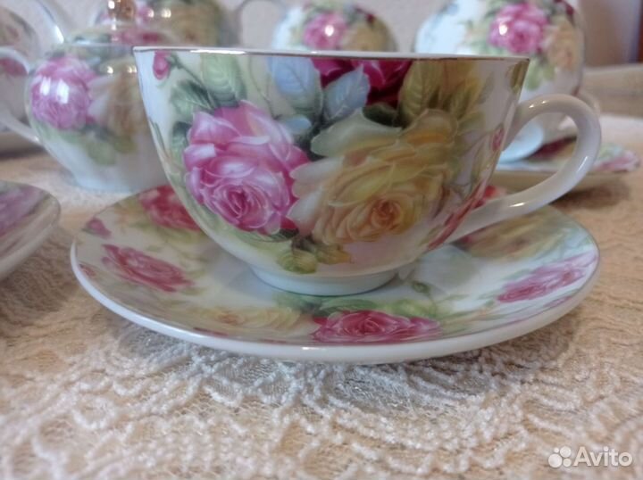 Чайный сервиз фарфор 
