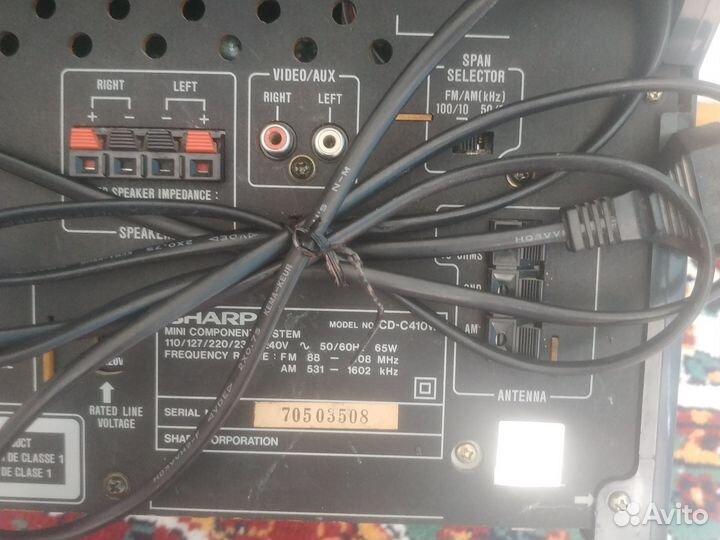 Музыкальный центр sharp 410