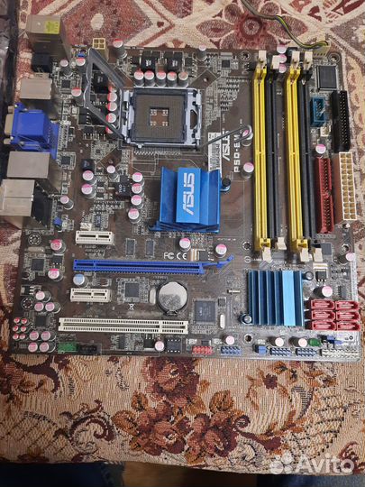 Комплект Asus 775 G45 + проц, память, кулер