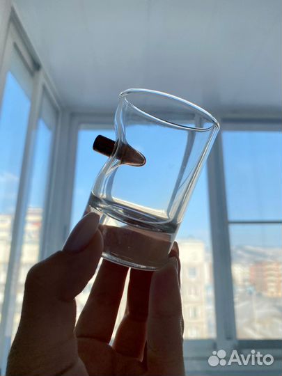 Рюмки сувенирные с пулей