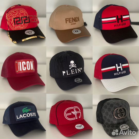Бейсболка кепка разных брендов (premium)