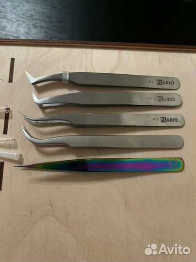 Пинцет для наращивания ресниц