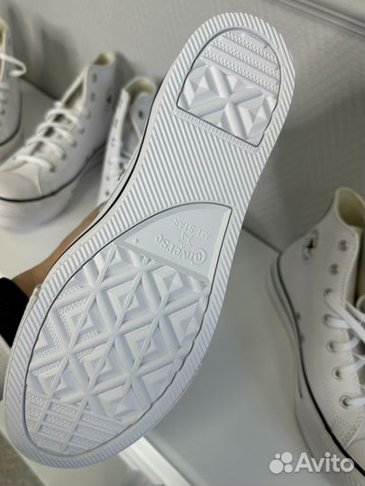 Кеды converse all star высокие женские кожа