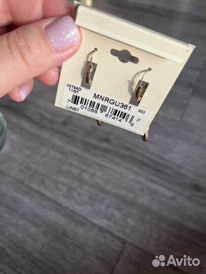 Monet, винтаж, серьги косички