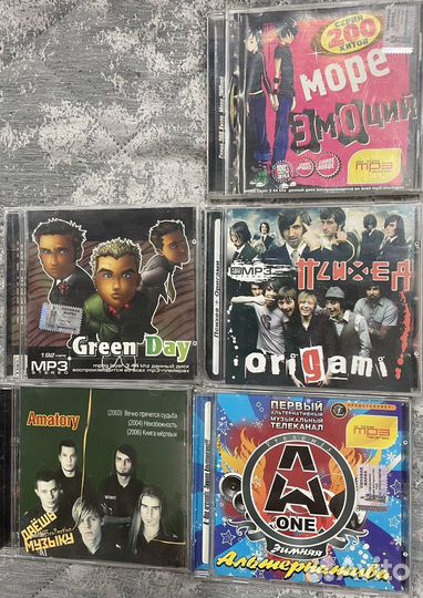 Музыкальные CD диски (рок, альтернатива)