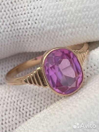 Золотое кольцо СССР 583 пробы 3,15гр 19,5размер