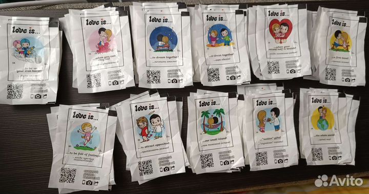 Продам вкладыши Love is или обмен серии 2-7