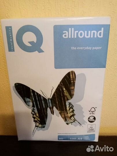 Бумага для офисной техники IQ Allround A4 80г/м