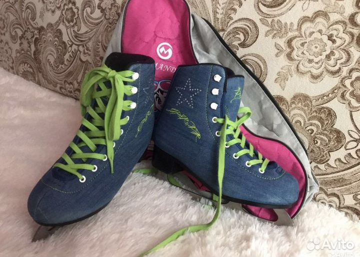 Коньки фигурные женские 37-38 размер