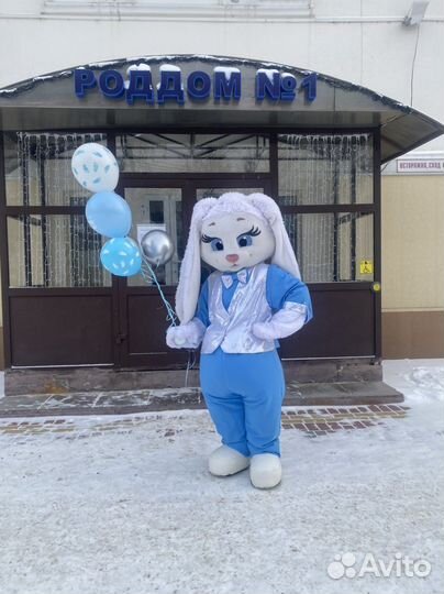 Костюм зайка белая в аренду