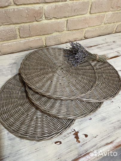 Плетеные изделия из бумажной лозы ручной работы