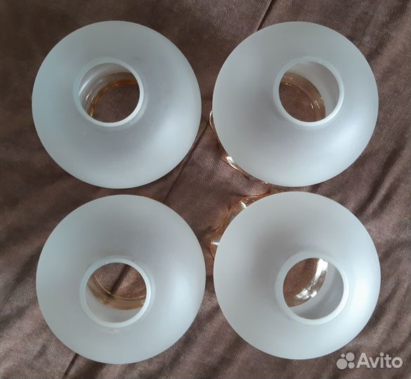 Плафоны для люстры или светильников 4 шт