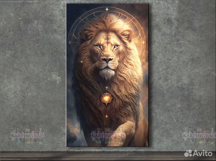 Замечательные картины в интерьер Лев и Львица