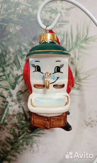 Елочные игрушки Лефортово фарфор