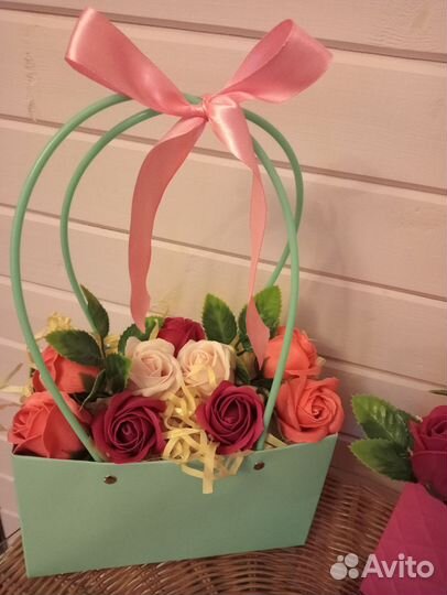 Букет цветов из мыла