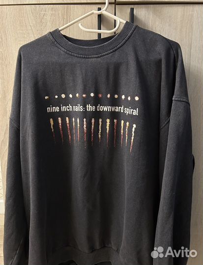 Офф мерч Nine inch nails h&m свитшот