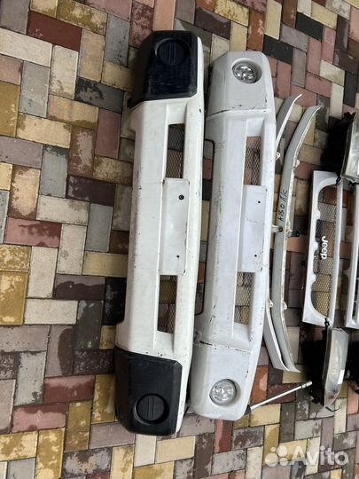 Бампер комплект pajero io pinin пинин