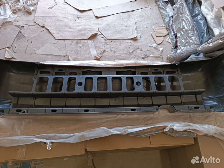 Бампер ваз 2110 задний серо сине зеленый Сочи 360