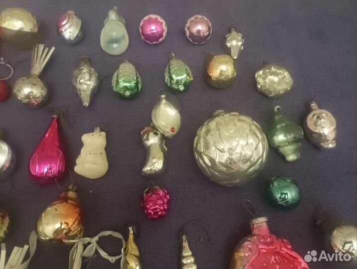 Елочные игрушки СССР