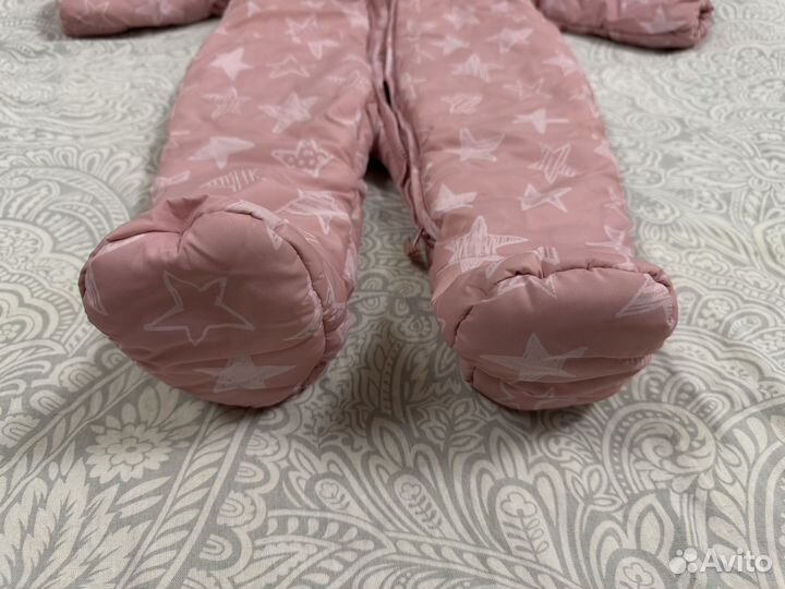 Комбинезон baby go 80 демисезонный розовый