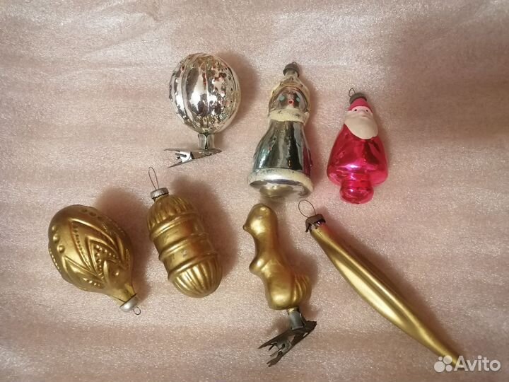 Елочные игрушки СССР советские