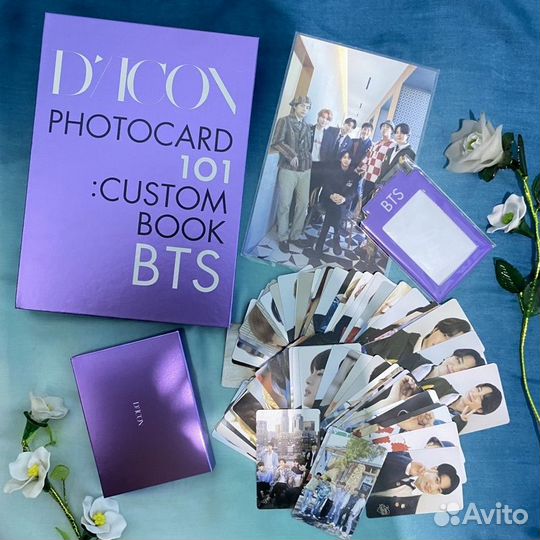 Новый запечатанный сет 100 карт Dicon 101 Bts